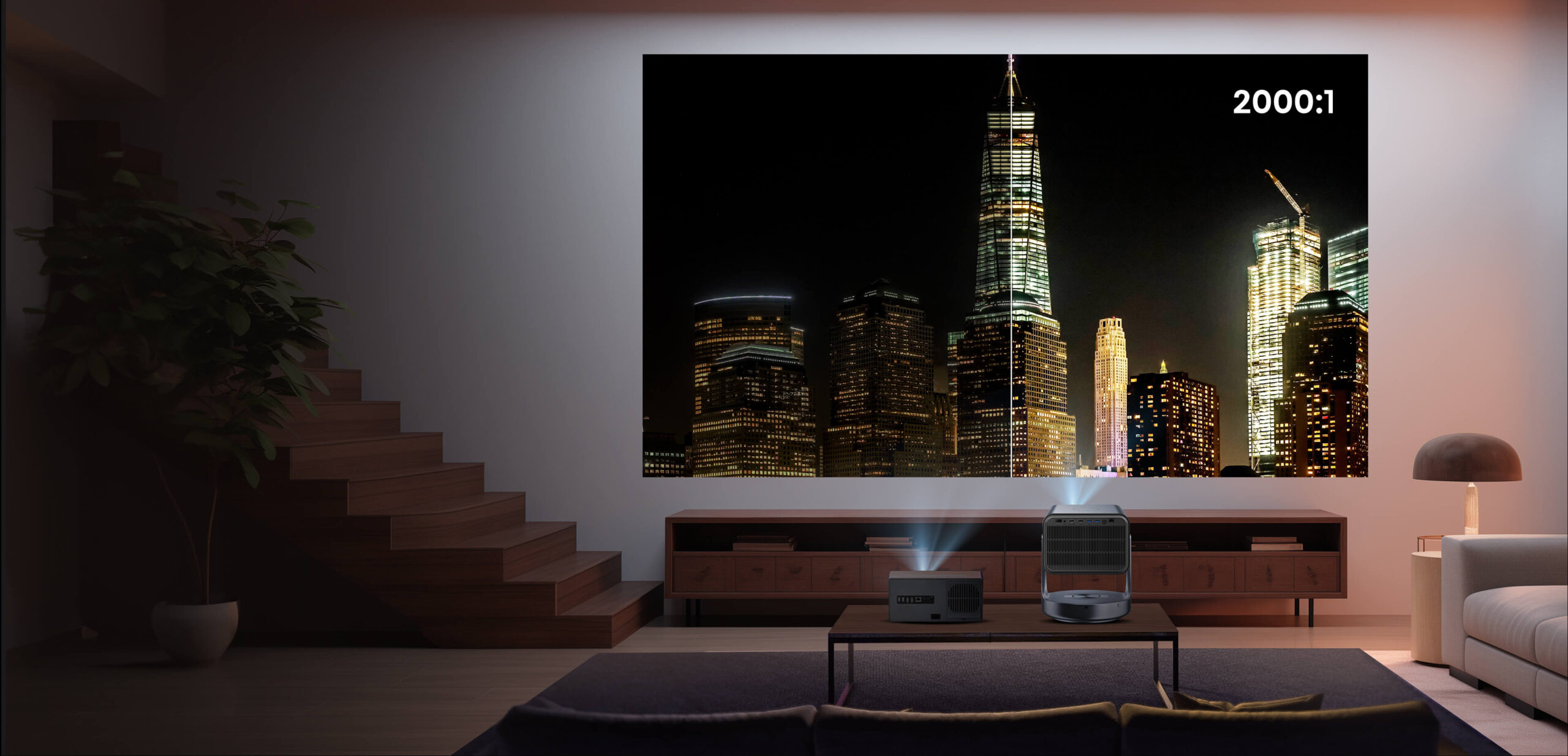 C2 Ultra TriChroma Smart Mini Projector - Banner 12