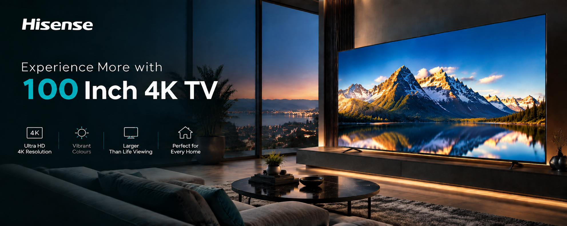 100 Inch 4K TV